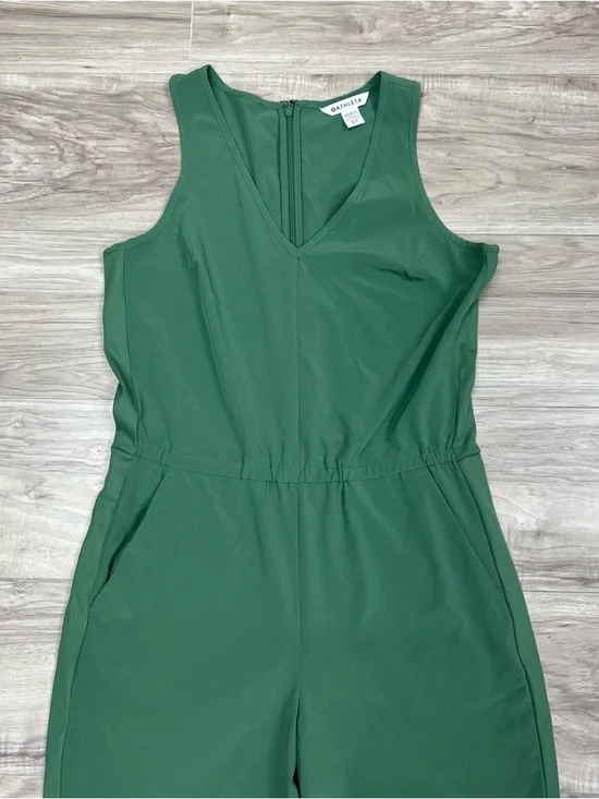Athleta Brooklyn Jumpsuit in Vineyard Green Size 8 - Picture 5 of 11